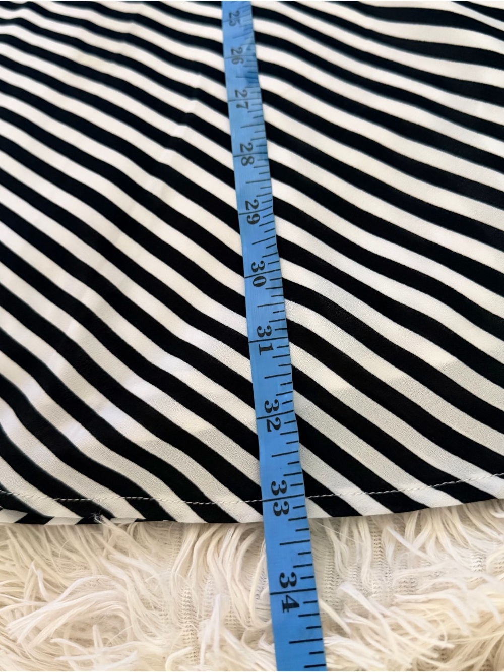 Express Black and White Striped Fit and Flare Skater Mini Dress Size 2 - NWOT - Picture 12 of 12